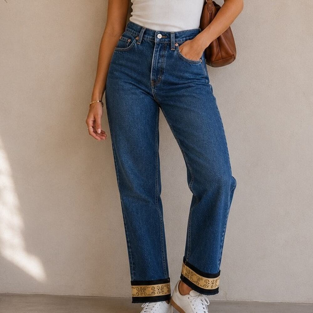 Levi's Orange Tab Embellished Jeans size 31